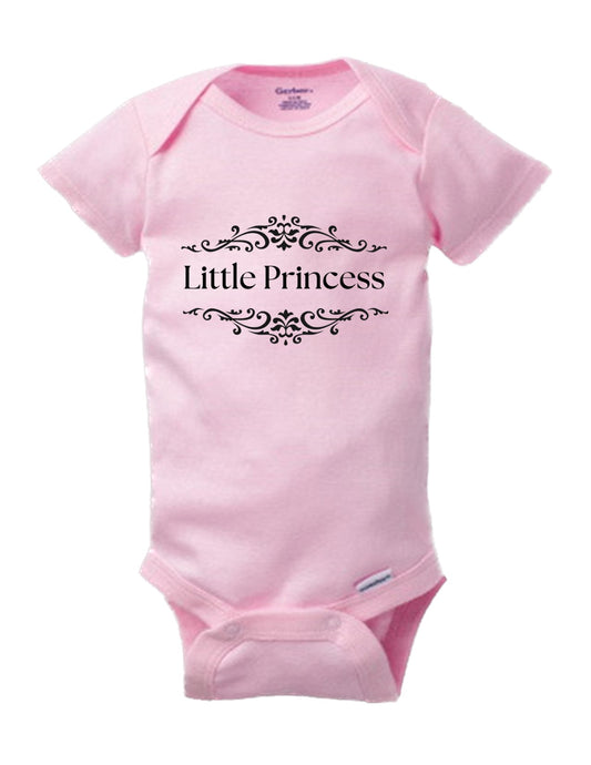 Adorable Little Princess Baby Onesie – Soft and Stylish Infant Apparel 