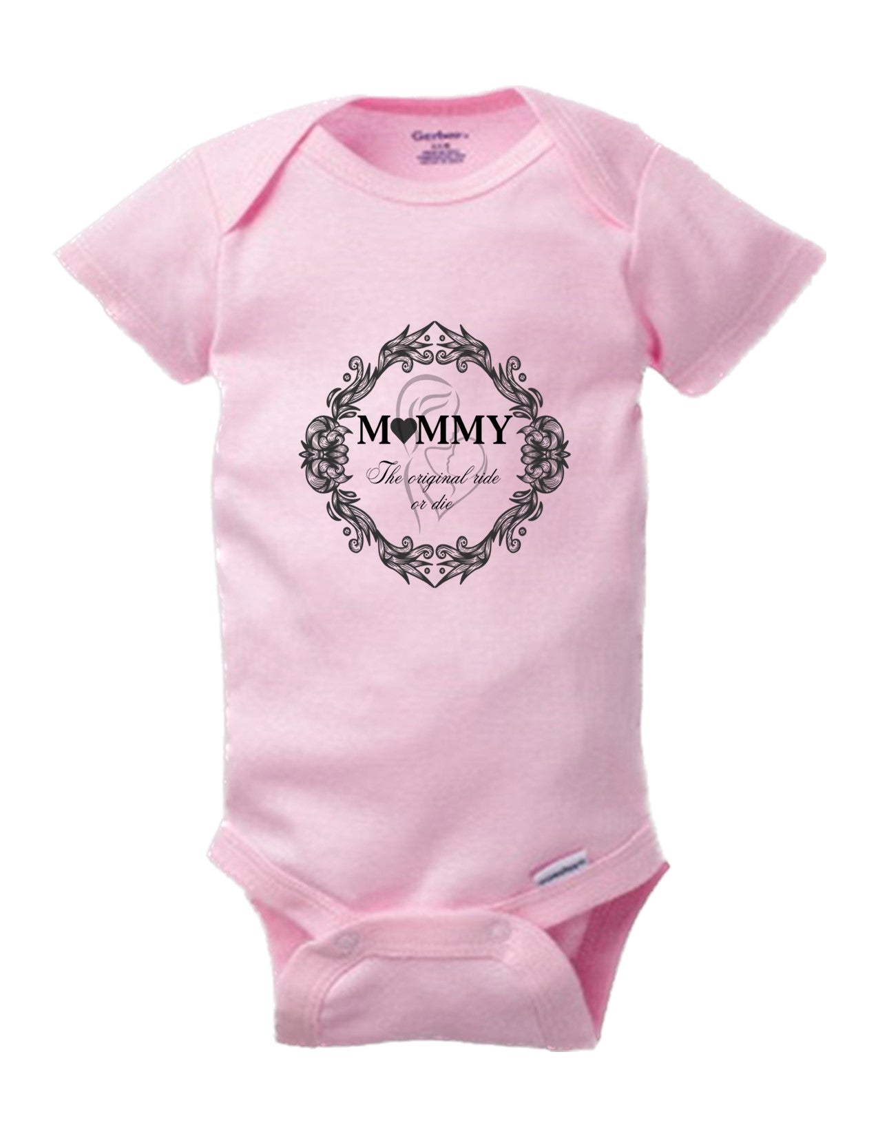 Mommy Ride or Die Adorable Baby Onesie 1