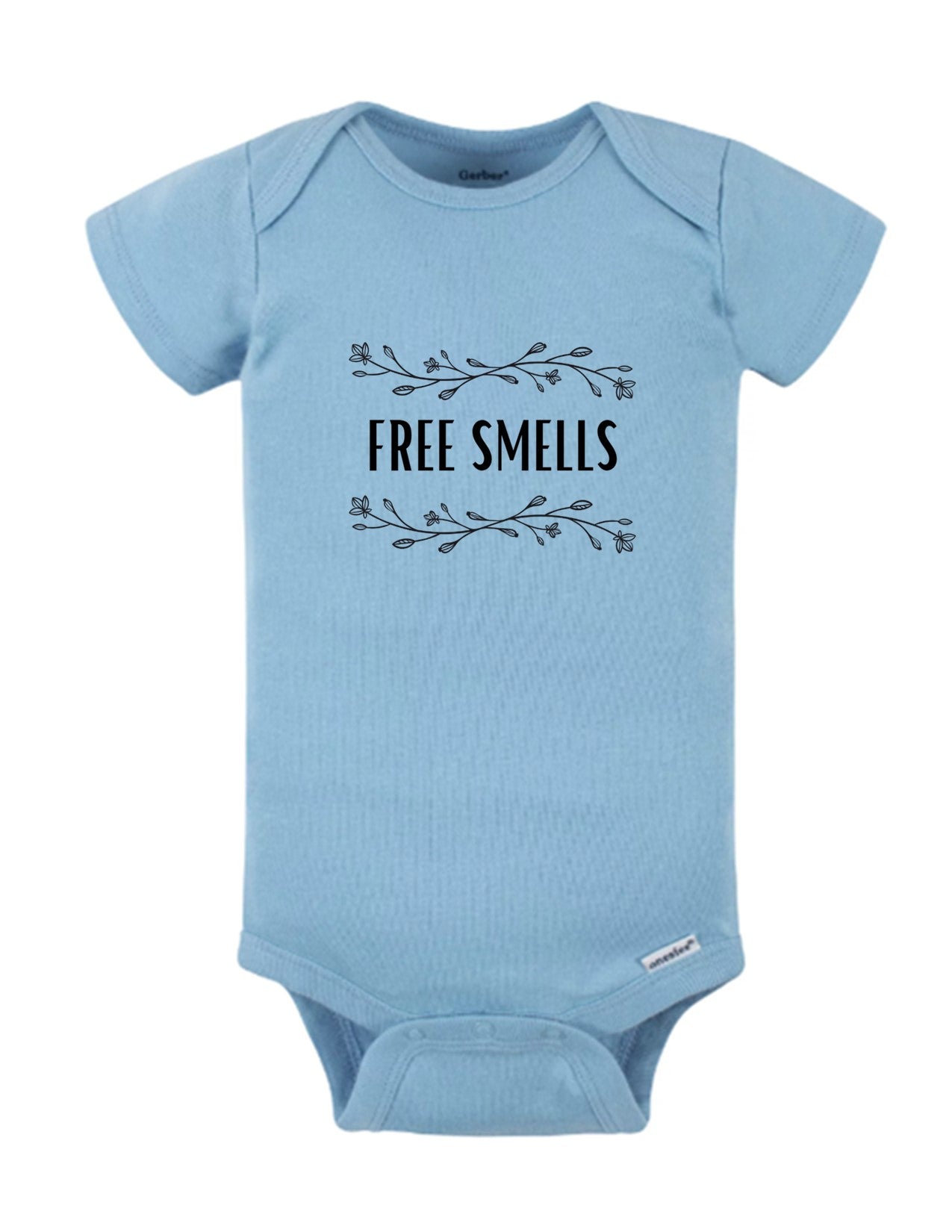 Scent of Cuteness: Adorable Free Smells Baby Onesie 2