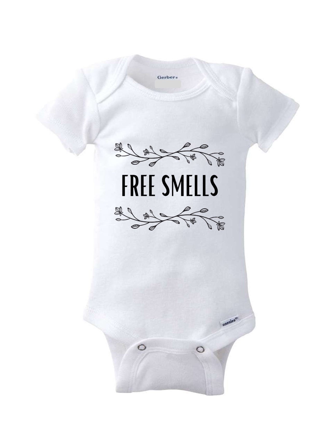 Scent of Cuteness: Adorable Free Smells Baby Onesie