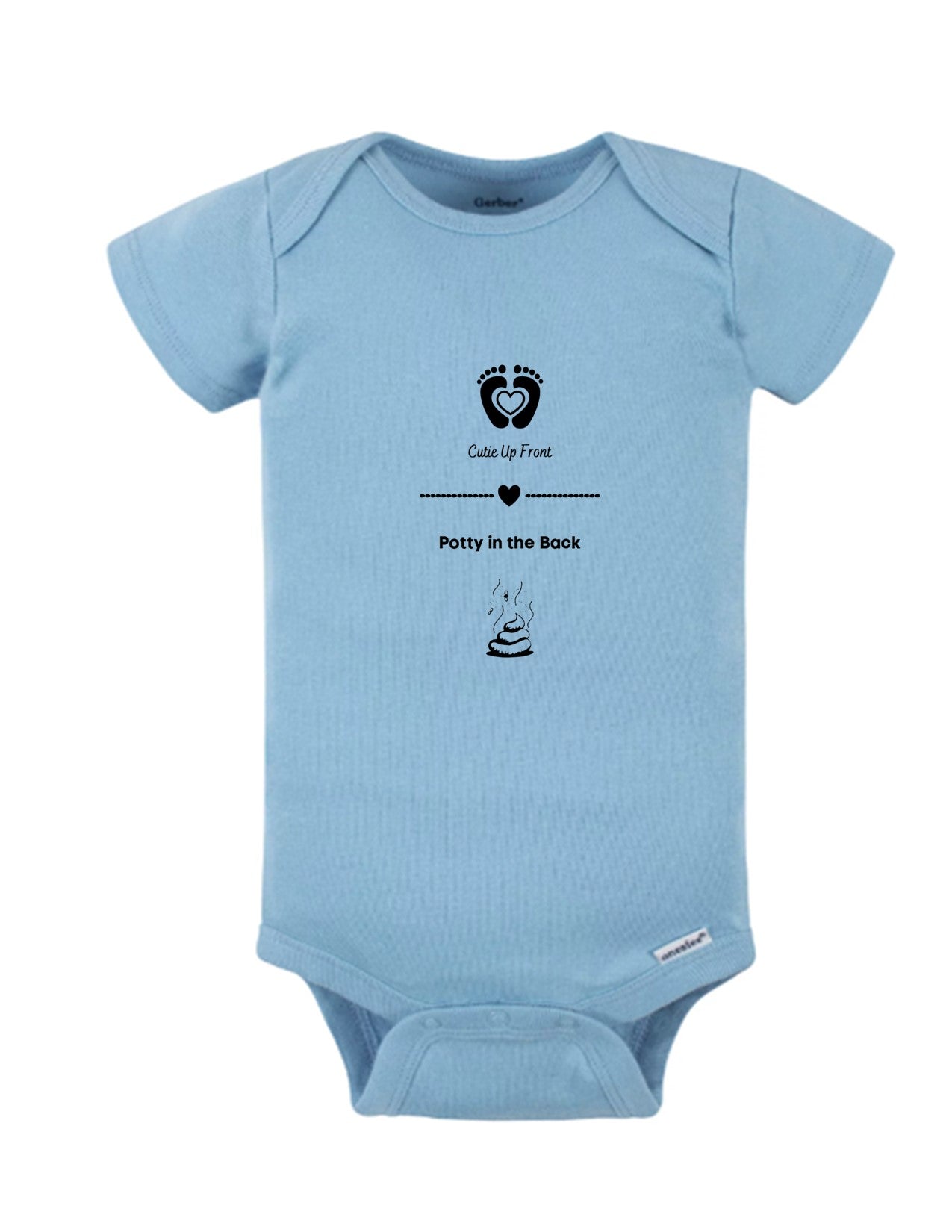 Potty-Training Cutie: Adorable Baby Onesie for Stylish Comfort 2