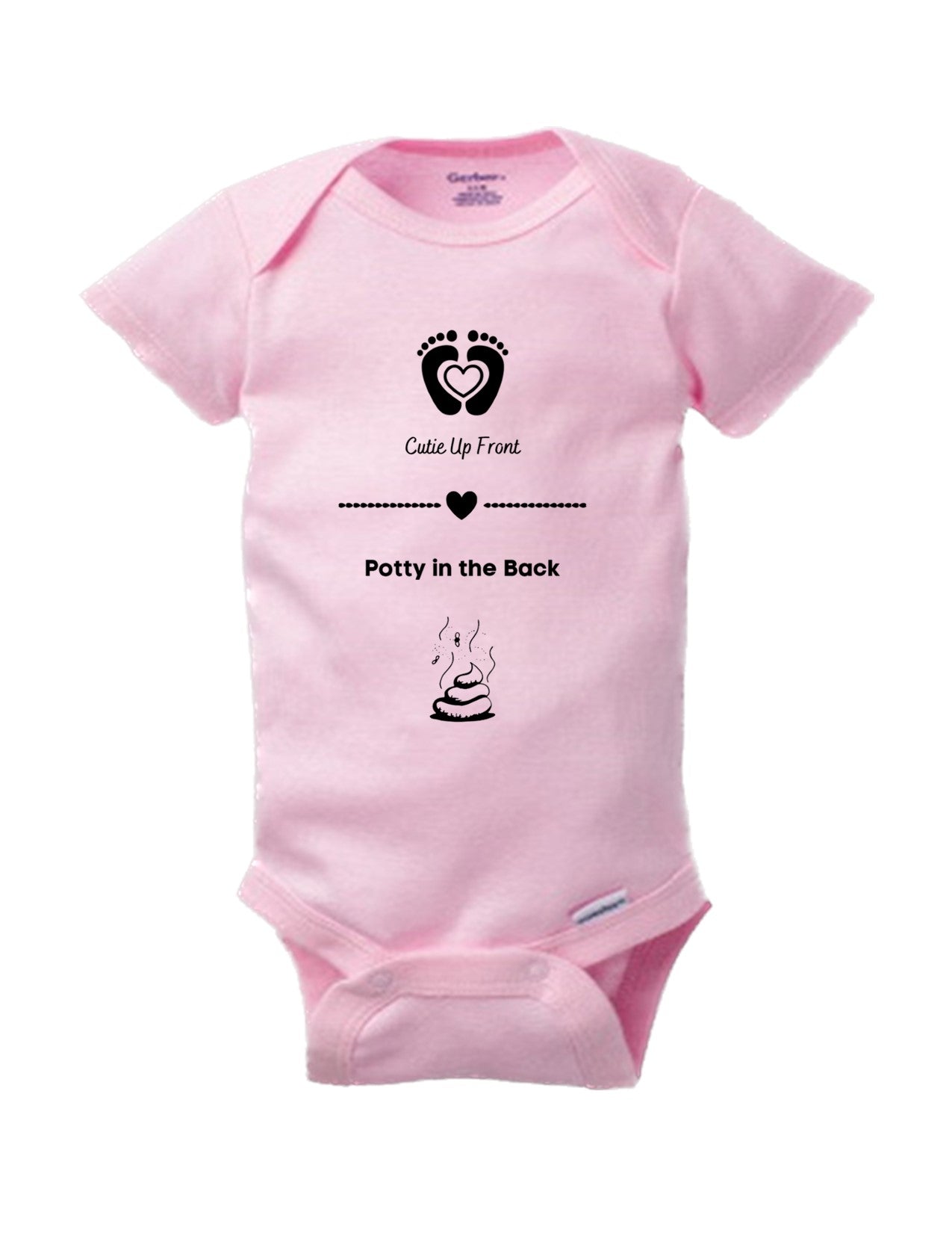 Potty-Training Cutie: Adorable Baby Onesie for Stylish Comfort 1