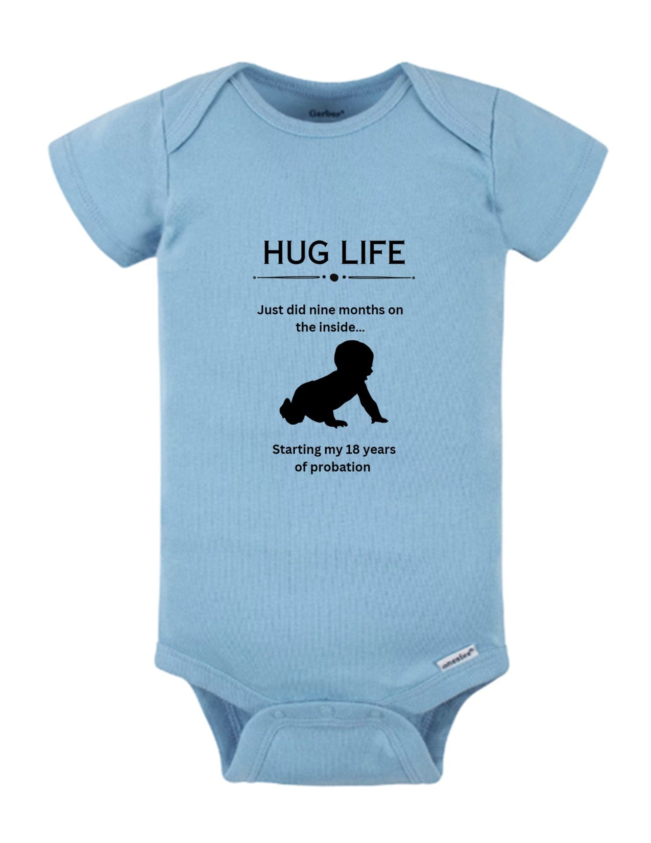 Hug Life: Adorable and Comfy Baby Onesie for Your Little One 1