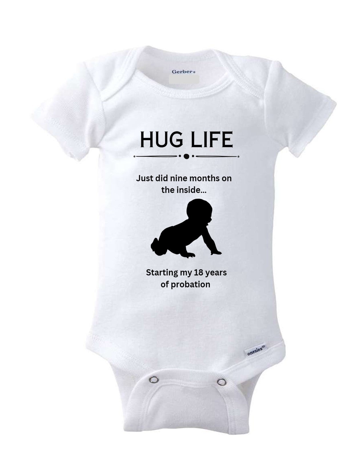 Hug Life: Adorable and Comfy Baby Onesie for Your Little One