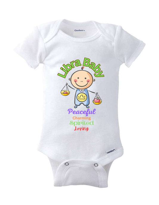 Libra Baby Adorable Zodiac Onesie: Stars Align for Your Little Balancing Act