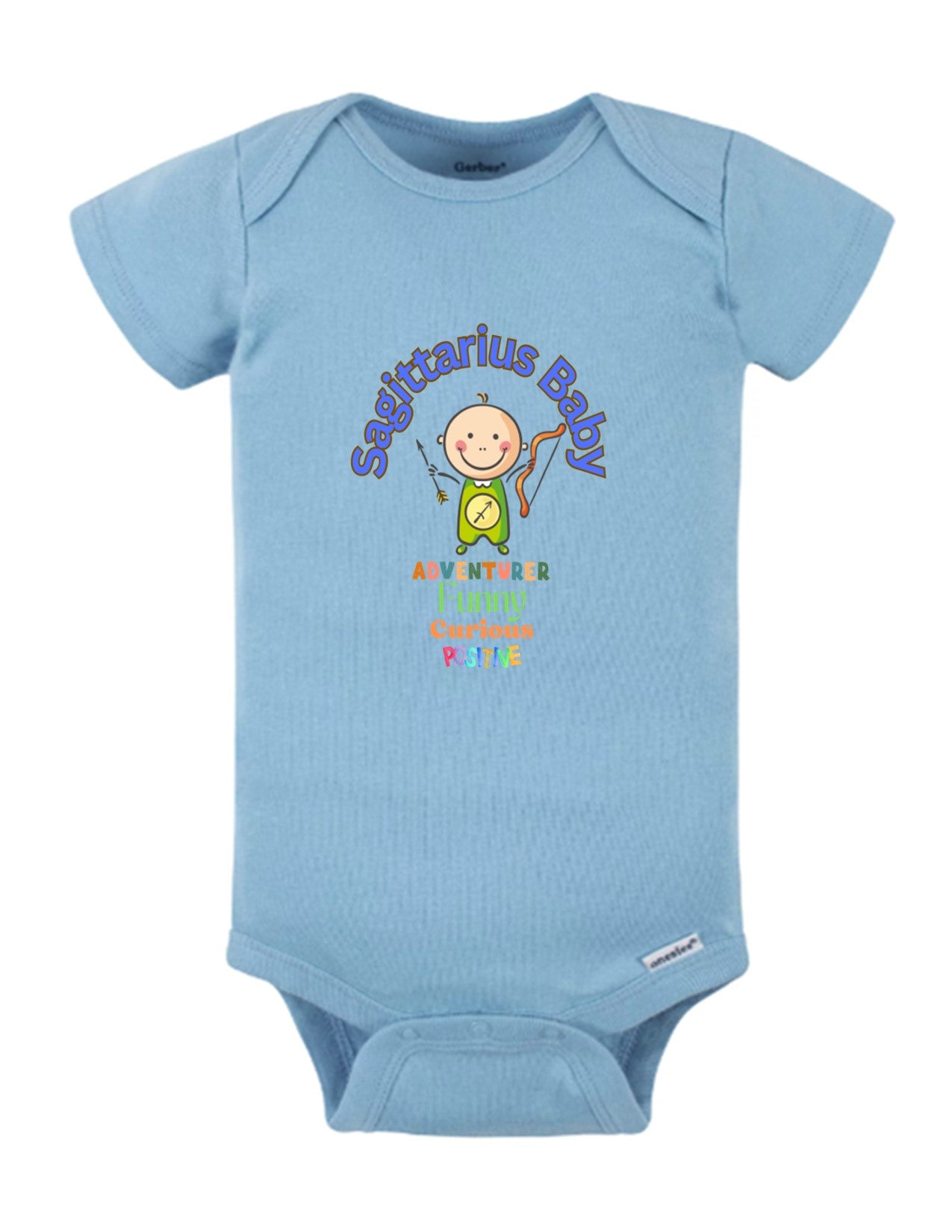 Sagittarius Baby Adorable Zodiac OnesieSagittarius Baby Onesie – Adorable Zodiac-themed Infant Apparel 1