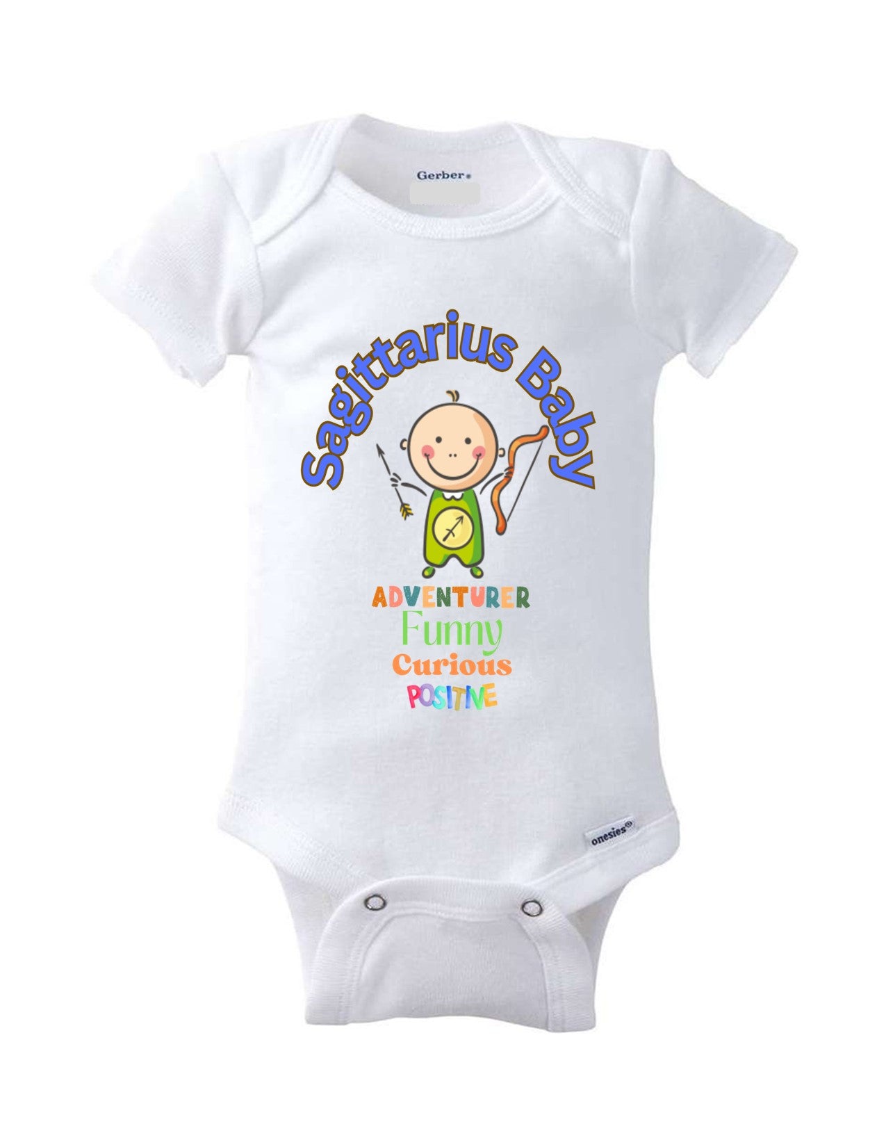 Sagittarius Baby Adorable Zodiac OnesieSagittarius Baby Onesie – Adorable Zodiac-themed Infant Apparel 