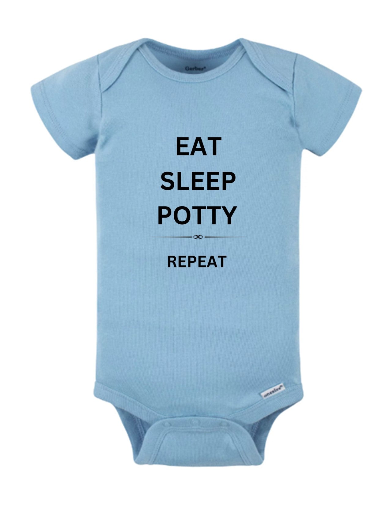 Adorable Moments: Eat, Sleep, Potty - Cute Baby Onesie for Cherished Memories 1