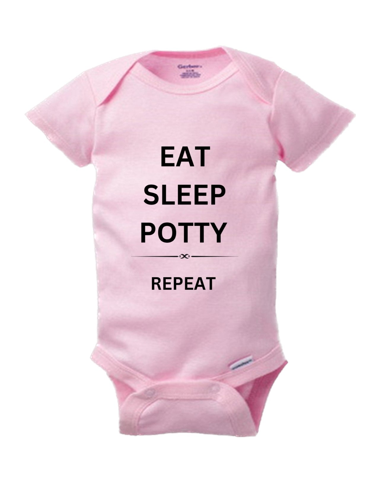 Adorable Moments: Eat, Sleep, Potty - Cute Baby Onesie for Cherished Memories 2