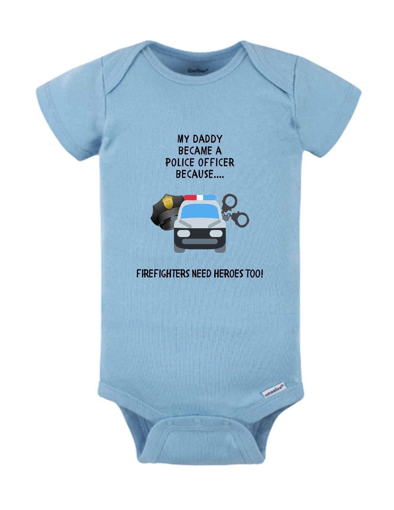 Daddy's Little Cop Hero: Adorable Baby Onesie for Your Brave Little One