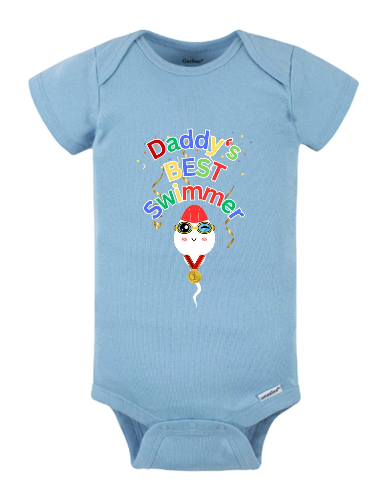 Daddy's Best Swimmer - Hilarious Baby Onesie for Your Little Water Enthusiast 2