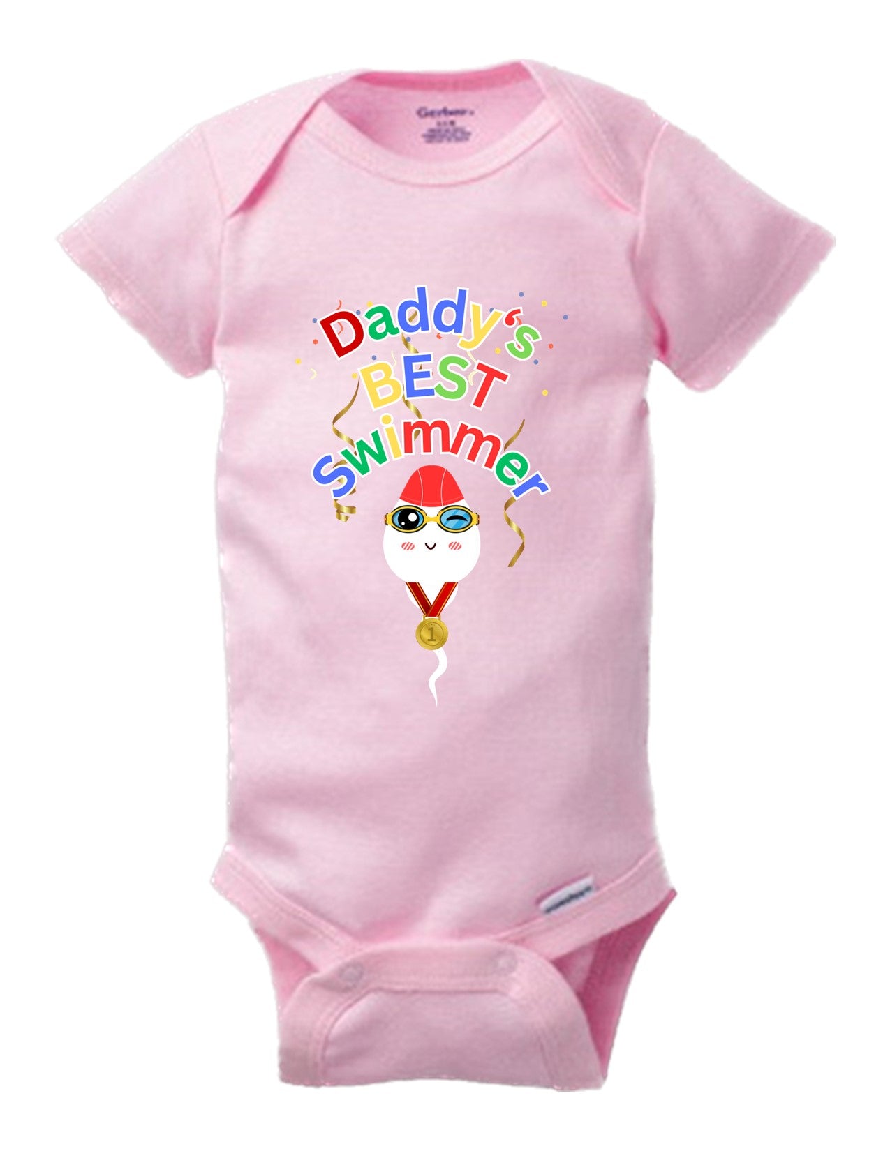 Daddy's Best Swimmer - Hilarious Baby Onesie for Your Little Water Enthusiast 1