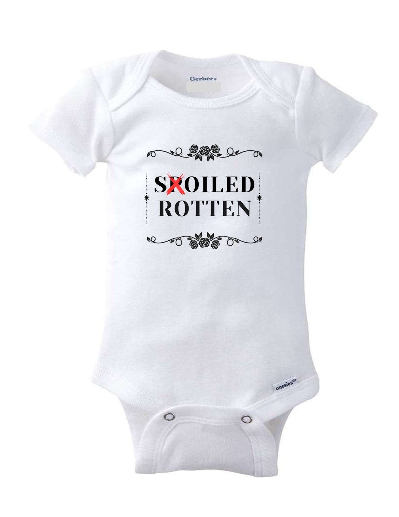 Charmingly Adorable: Spoiled to Soiled Cute Baby Onesie for Trendy Tots