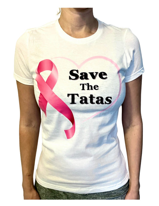 Support the Fight: Save The Tatas Breast Cancer Awareness Women's T-Shirt